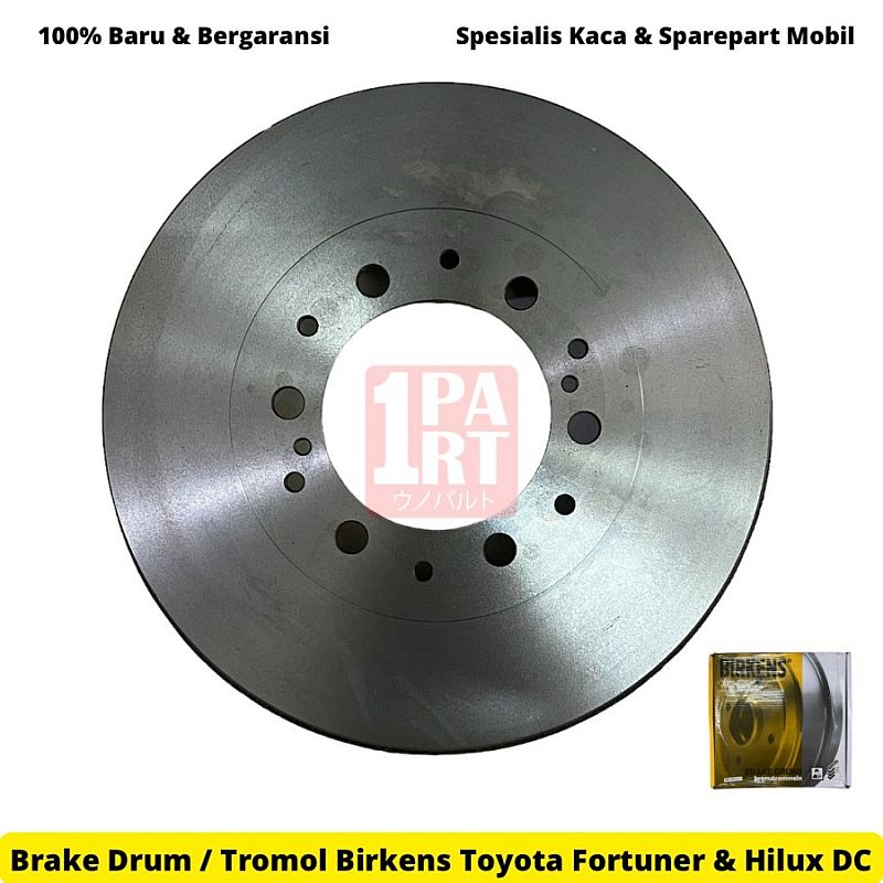 Brake Drum Rumah Tromol Birkens Toyota Fortuner 2004-2015 VNT & Hi Lux Hi-Lux Hilux Double Cabin 06-12 SNI KAN OEM 42431-OK120 42431-0K120 42431OK120 424310K120 - foto 2