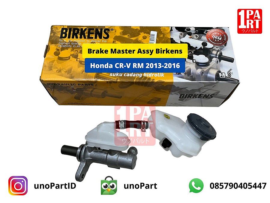 Brake Master Rem BM Assy Birkens Honda CRV RM 2.4 2013-2016 SNI KAN OEM 46100-T0A-J02 - foto 2