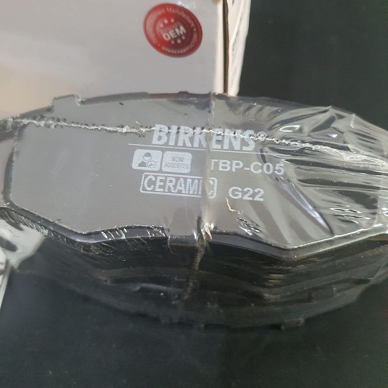 Brake Pad Kampas Kanvas Rem Cakram Depan Birkens Ceramic Toyota Kijang Innova Gen1 04-15 SNI KAN OEM 04465-0K100 044650K100 - foto 5