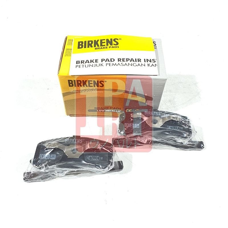 Brake Pad Kampas Kanvas Rem Depan Cakram Birkens Metalic Daihatsu Ayla & Toyota Agya Manual MT 2013-2020 SNI KAN OEM 04491-BZ010 04491BZ010 - foto 3