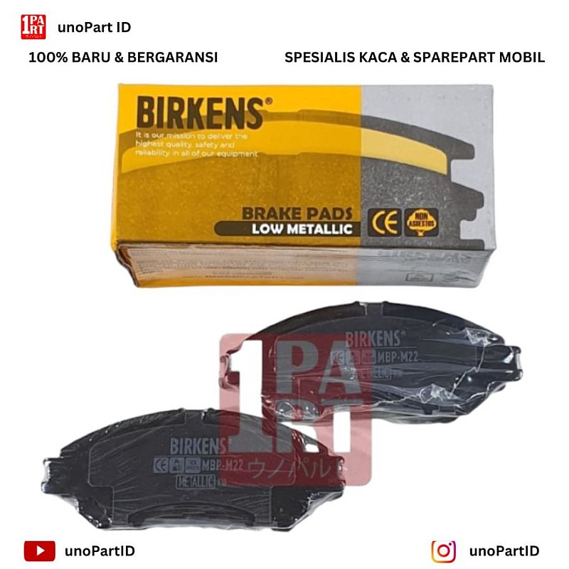 Brake Pad Kampas Rem Birkens Depan Mitsubishi Xpander 2017-Ke Atas / Xpander Cross / New Livina Livinder L12 2019-Ke Atas / Xforce 2023-Ke Atas SNI KAN OEM 4605B949 - foto 5