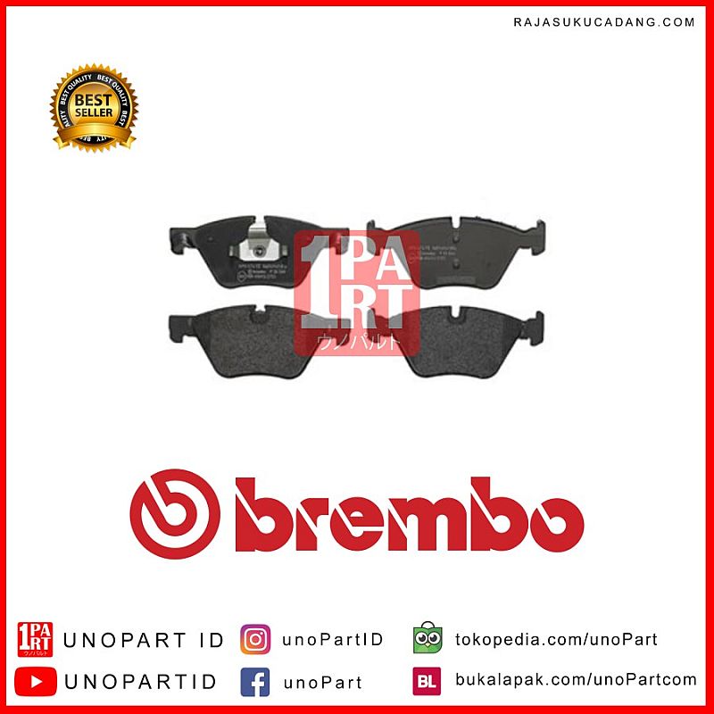 Brake Pad Kampas Rem Depan BREMBO BMW 520i 528i F10 by unoPart - foto 4