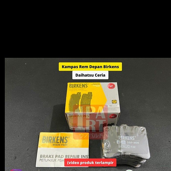 Brake Pad Kampas Rem Depan Daihatsu Ceria Metalic Birkens SNI KAN 04491-87227 - foto 4