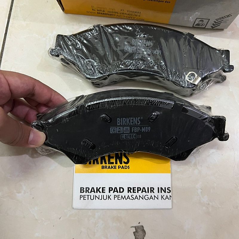 BRAKE PAD KAMPAS REM DEPAN FORD RANGER 2012 METALIC - foto 3