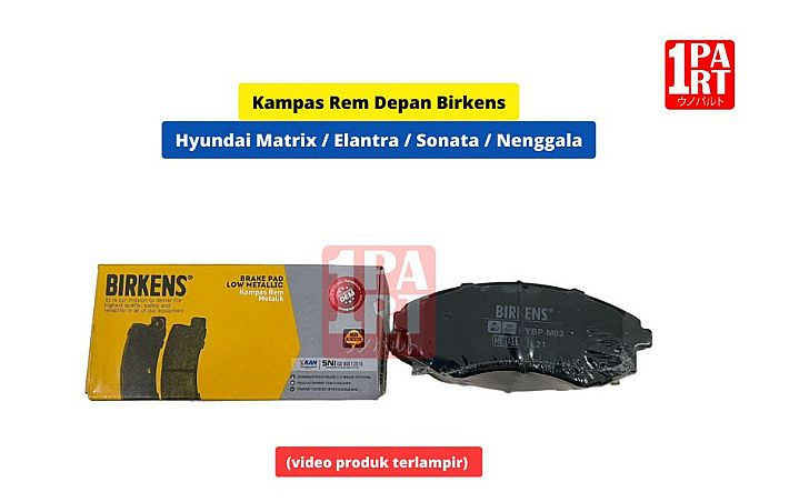 BRAKE PAD KAMPAS REM DEPAN HYUNDAI MATRIX / ELANTRA / SONATA METALIC - foto 5