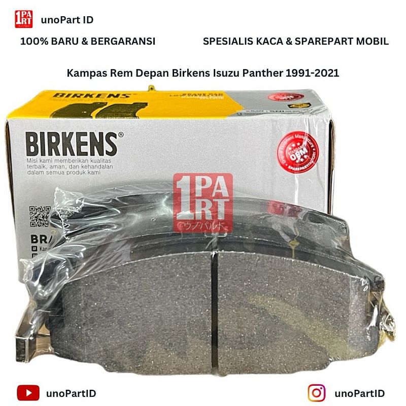 BRAKE PAD KAMPAS REM DEPAN ISUZU PANTHER / PANTHER TOURING METALIC - foto 5