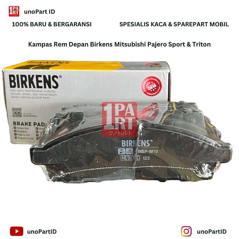BRAKE PAD KAMPAS REM DEPAN MITSUBISHI PAJERO SPORT or TRITON METALIC - foto 4