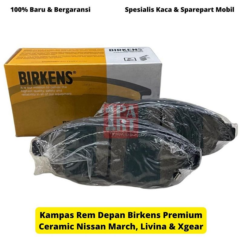 Brake Pad Kampas Rem Depan Nissan March Livina / XGear Premium Ceramic - foto 2