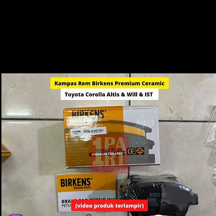 BRAKE PAD KAMPAS REM DEPAN TOYOTA COROLLA ALTIS / WILL / IST CERAMIC - foto 2