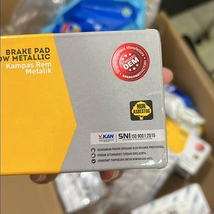 Brake Pad Kampas Rem Hiace NEW (COMMUTER) Metalic - foto 3