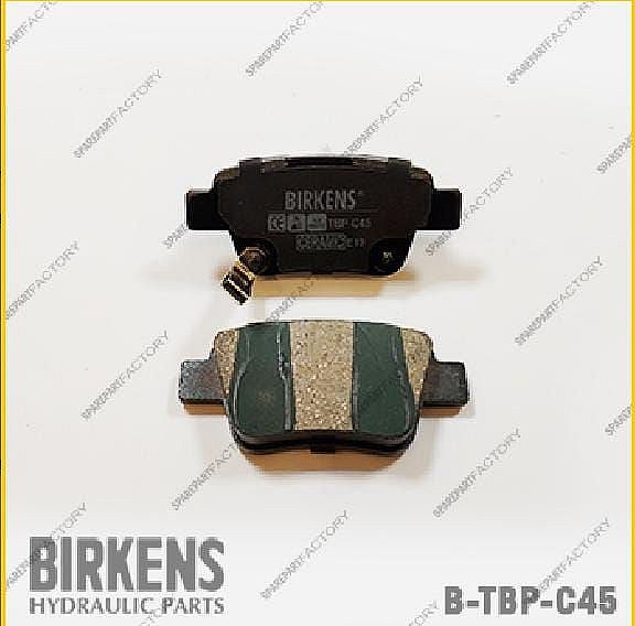 Brake Pad Kanvas Kampas Rem Cakram Belakang Birkens Ceramic Toyota Alphard / Vellfire ANH20 2008-2015 SNI KAN OEM 04466-58010 0446658010 - foto 4
