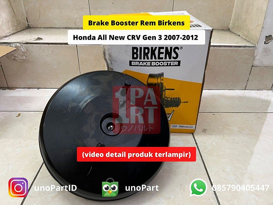 Brake Rem Booster Birkens Honda CRV Gen3 07-12 OEM 01469-SWA-J00 - foto 2