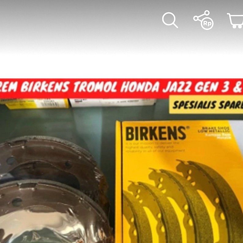 Brake Shoe Kampas Belakang Tromol Rem Birkens Mobilio Jazz City GM6 GK5 14- / City 21- Hatchback GN - foto 5