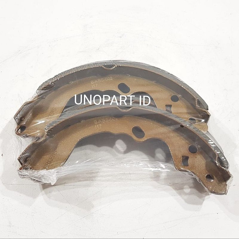 Brake Shoe Kampas Kanvas Rem Belakang Tromol Birkens Kia Carens 1 I & 2 II Manual MT SNI KAN OEM OK9A62623ZA - foto 4