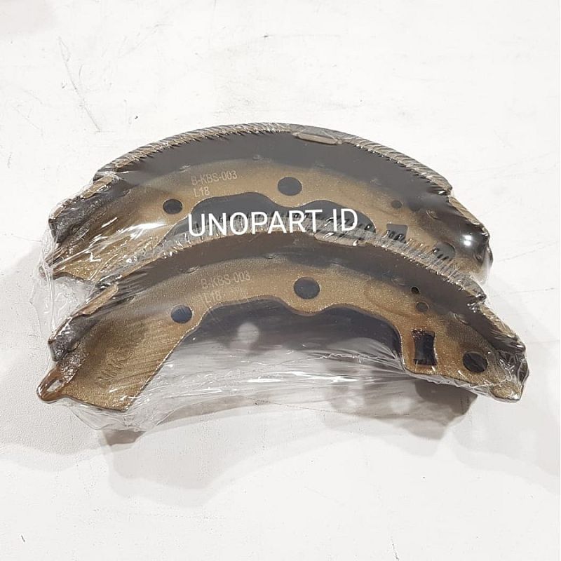 Brake Shoe Kampas Kanvas Rem Tromol Belakang Rem Birkens Kia All New Picanto 2011-2017 SNI KAN OEM 58305-1YA00 - foto 4