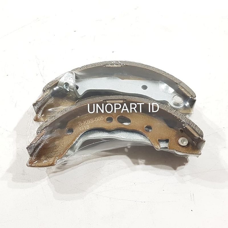 Brake Shoe Kampas Rem Tromol Belakang Birkens Kia Visto & Hyundai Atoz & Accent SNI KAN OEM 58305-02A00 5830502A00 - foto 2