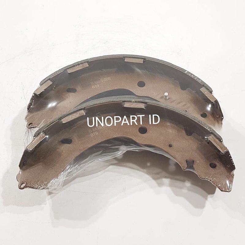 Brake Shoe Kampas Rem Tromol Belakang Birkens Mitsubishi Pajero Sport & Triton SNI KAN OEM 4600A106 4600A122 - foto 2