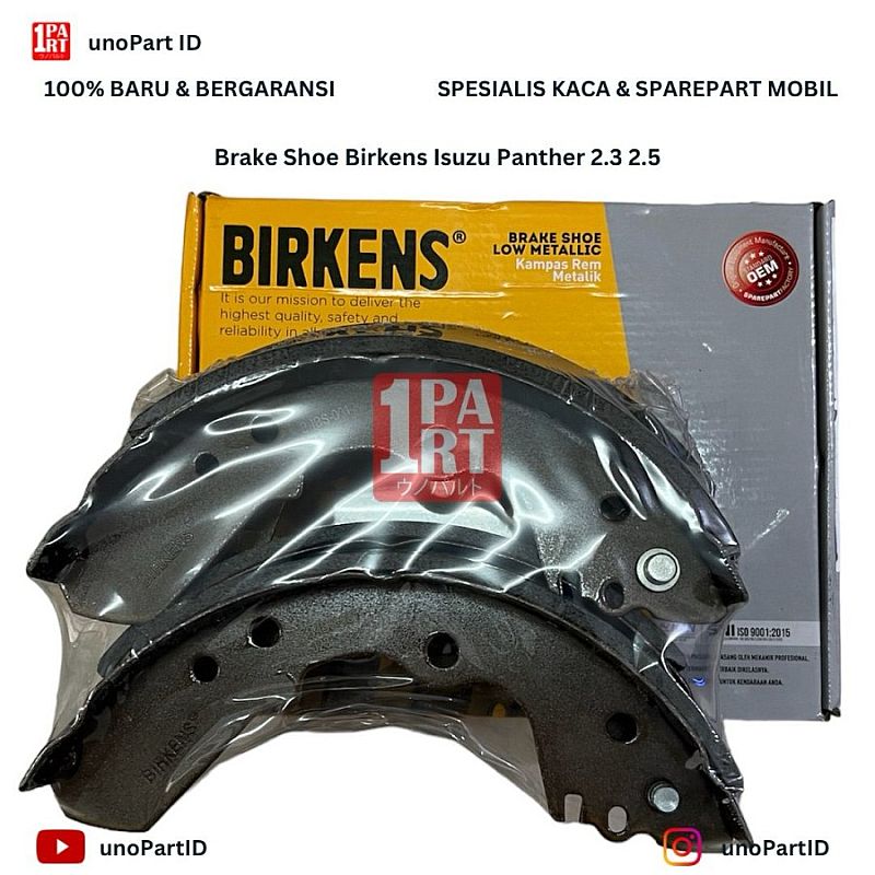 Brake Shoe/ Kampas Rem Tromol Isuzu Panther 2.3/2.5 - foto 5