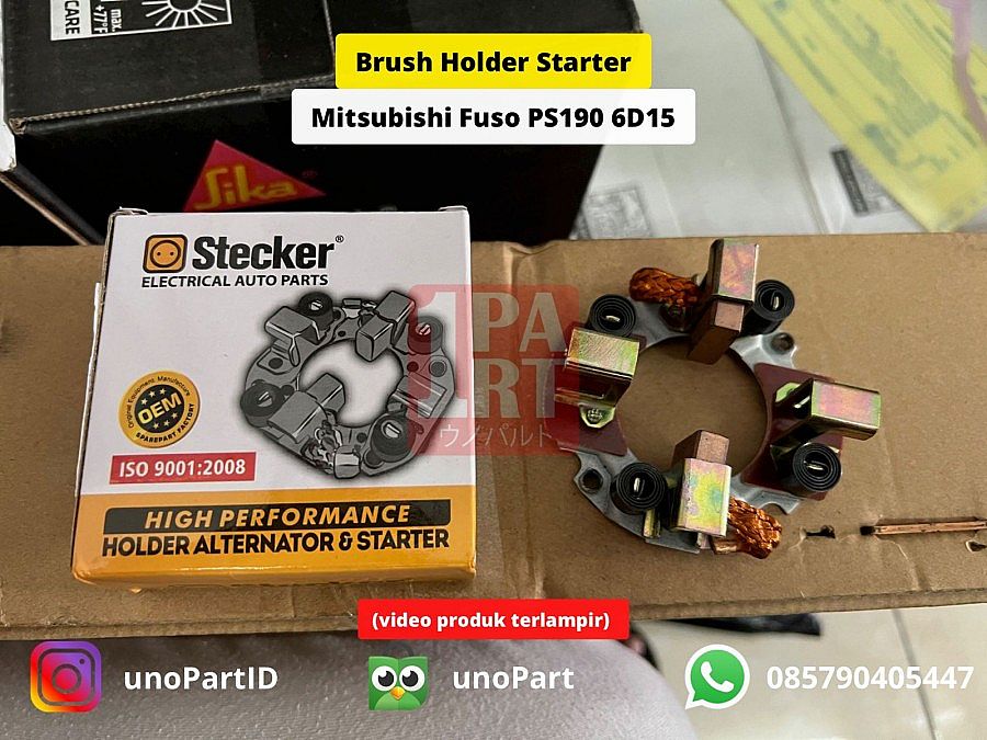 Brush holder Starter Fuso PS 190 (6D15/16 24V) - foto 1