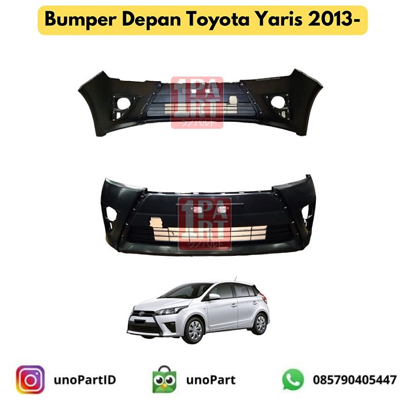 Bumper Bemper Depan Toyota Yaris New 2014- - foto 5