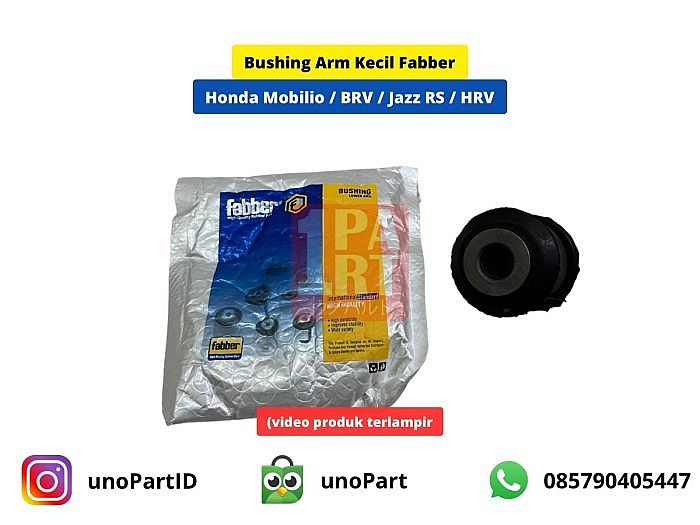 Bushing Lower Arm Kecil Fabber Honda Jazz S RS GK5 2014-END SNI KAN - foto 4