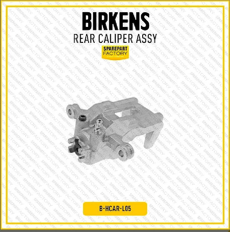 Caliper Head Assy Komplit Rumah Kaliper Bracket Kampas Rem Cakram Belakang Birkens Honda Civic Turbo FK FC 2016-2021 SNI KAN OEM 43019-TEA-T01 43019TEAT01 - foto 2