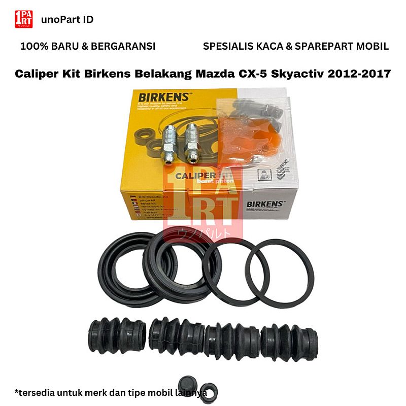Caliper Seal Sil Kit Karet Rem Kaliper Belakang Mazda CX5 CX 5 12-17 K0Y1-26-46Z - foto 2