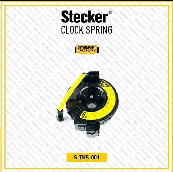 Clock Spring Kabel Spiral Fleksibel Flexible Steer Stir Klakson Airbag Tombol Musik Volume Suara Stecker Toyota All New Avanza Gen2 2011-2014 / Agya Ayla 2013-Ke Atas SNI KAN OEM 84306-B1010/B4010 843 - foto 5