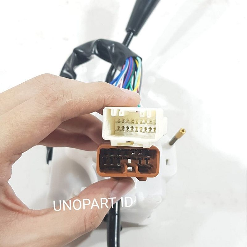 Combination Switch Saklar Tuas Kombinasi Lampu Wiper Stecker Toyota Rinosaurus Rhino Rhyno 130HT 130 HT / Hino Dutro 130HD 103 HD 12V 12volt 12 Volt SNI KAN OEM 84310-0W011 843100W011 - foto 4