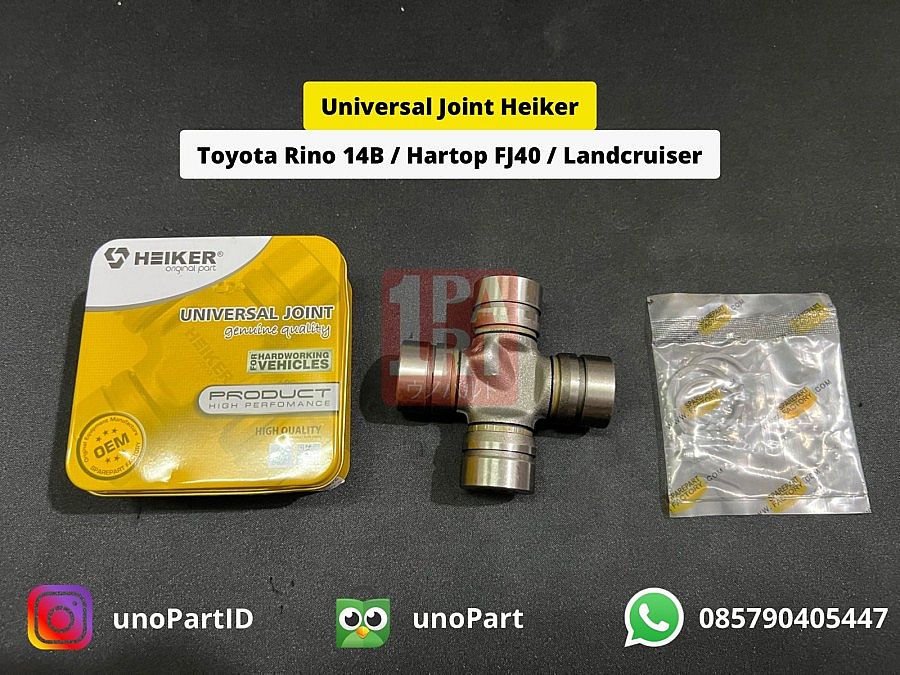 Cross Joint Kopel Toyota Heiker Toyota Rino 14B / Hartop FJ40 / Landcruiser / TBO / Hiace Commuter 12-18 / Innova Reborn / Fortuner VRZ SRZ GR / Hilux Hi-Lux Revo 16-Ke Atas Belakang SNI KAN OEM 04371 - foto 2