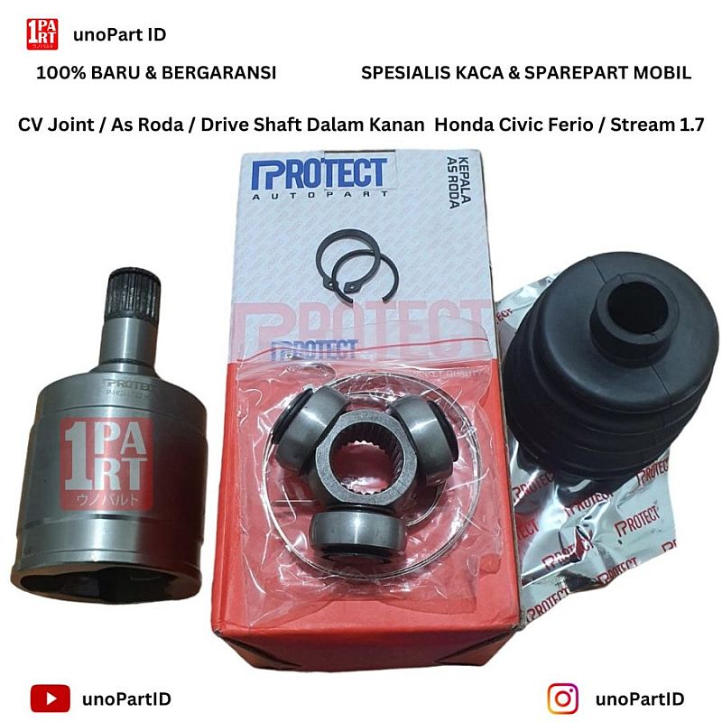 Cv Joint As Roda Dalam Kanan Honda Civic Ferio / Stream 1.7 Protect - foto 3