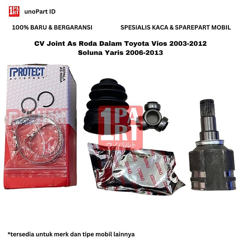 CV Joint As Roda Dalam Toyota Vios Old New 2003-2012 Gen 1 Gen 2 / Soluna Ukuran 23-23-34 - foto 5