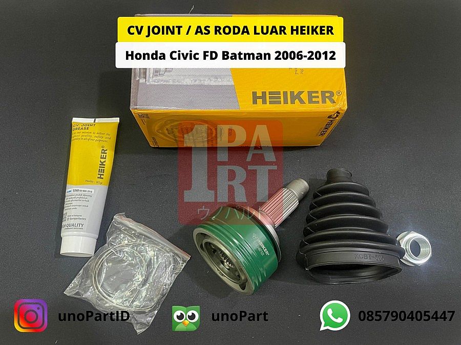 CV Joint As Roda Luar Heiker Honda Civic FD Batman 2006-2012 - foto 2