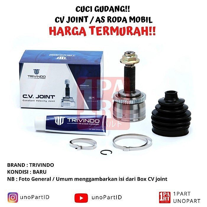 CV Joint As Roda Luar Trivindo Chevrolet Spark / Matiz 800cc - foto 5