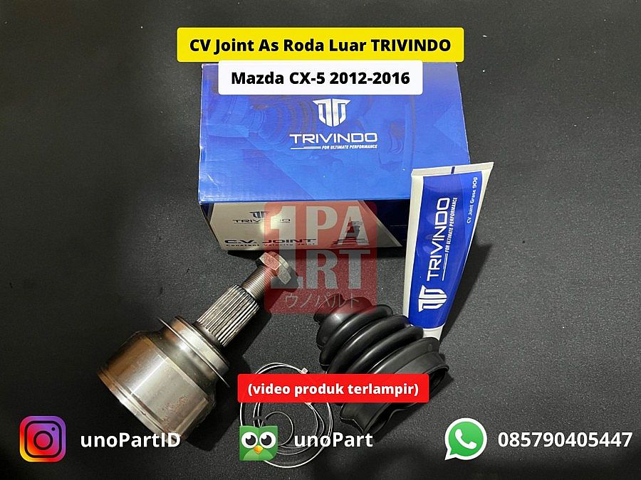 CV Joint As Roda Luar Trivindo Mazda CX5 CX-5 OEM FTB1-25-50X - foto 2