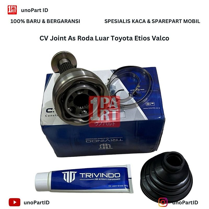 CV Joint As Roda Luar Trivindo Toyota Etios Valco OEM 43420-0D270 Ukuran 26-21-56 - foto 4