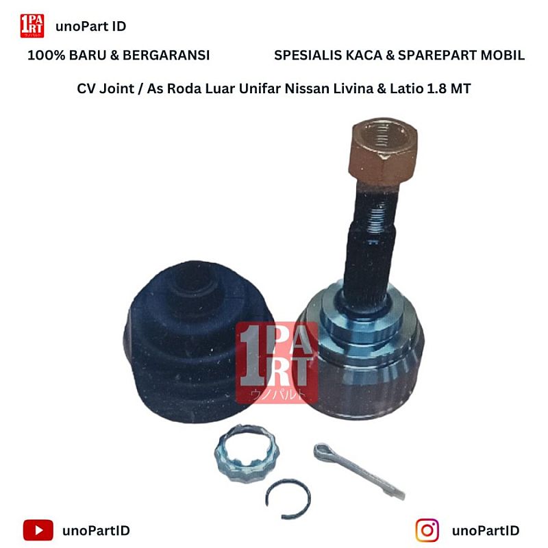 CV Joint As Roda Luar Unifar Nissan Livina / Latio 1.8 Baru Bergaransi - foto 5
