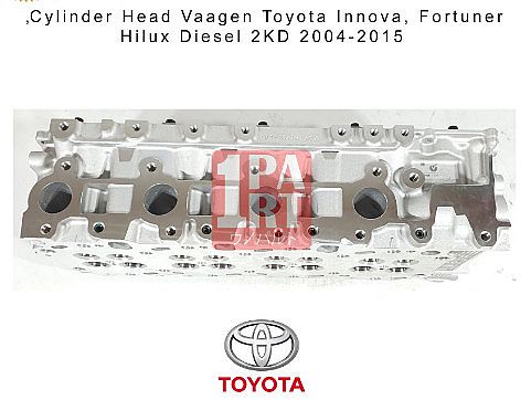 Cylinder Head Toyota Innova Fortuner Hilux Diesel 2KD unoPart Vaagen - foto 3
