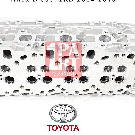 Cylinder Head Toyota Innova Fortuner Hilux Diesel 2KD unoPart Vaagen - foto 5