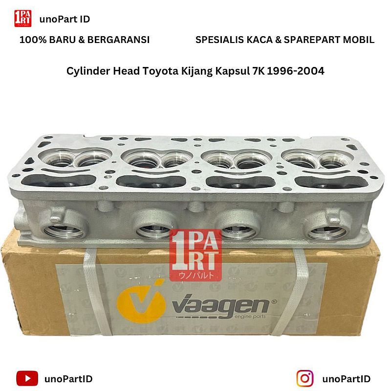 Cylinder Head Toyota Kijang Kapsul 7K 1.8 OEM 11101-06030 by Vaagen - foto 2