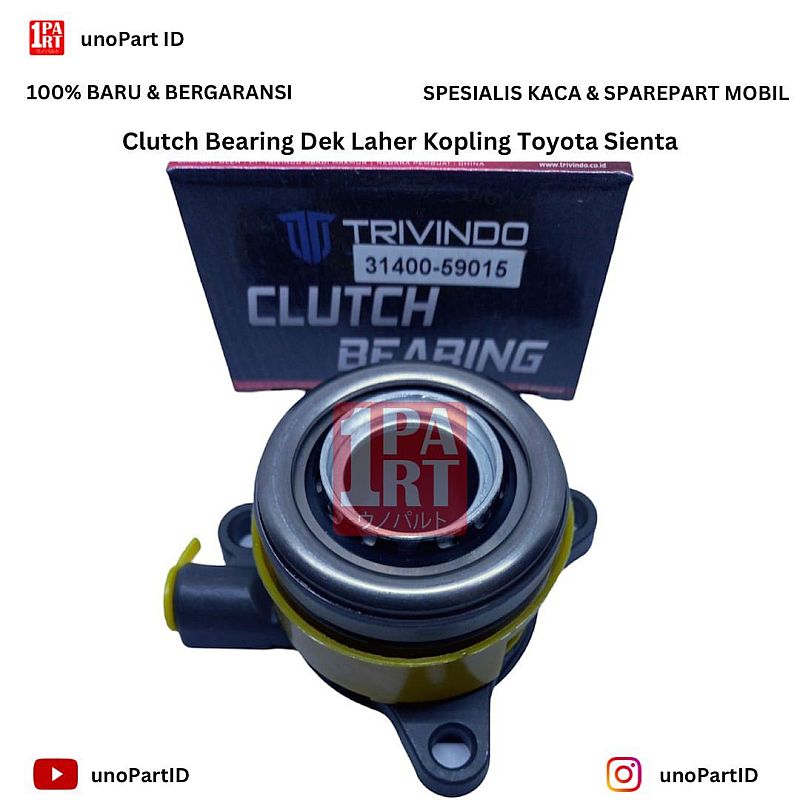 Deklaher Dek Laher Toyota Sienta Trivindo Clutch Release Bearing Kopling Part No 31400-59015 - foto 3