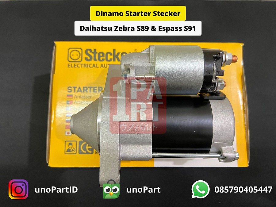 Dinamo Starter Stecker Daihatsu Zebra Espass S89 S91 1.3 / 1.5 / 1.6 s91 s92 s93 SNI KAN OEM 28100-87605 2810087605 - foto 5