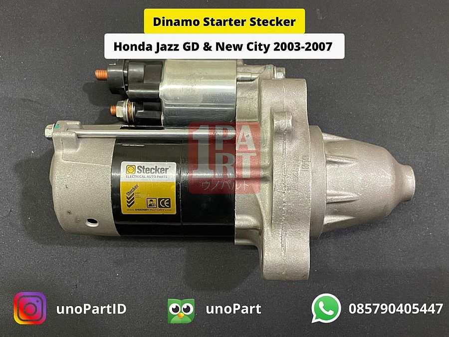 Dinamo Starter Stecker Honda Jazz GD3 GE8 City GD8 GM2 2003-2013 / City Z Old 1996-2002 Turbo Susun SNI KAN OEM 31200-P3S-T51 31200P3ST51 - foto 2