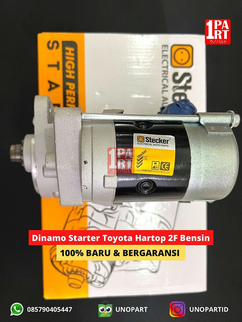 Dinamo Starter Stecker Toyota Hardtop Hartop 2F Bensin Model Standar SNI KAN OEM 28100-60041 2810060041 - foto 3