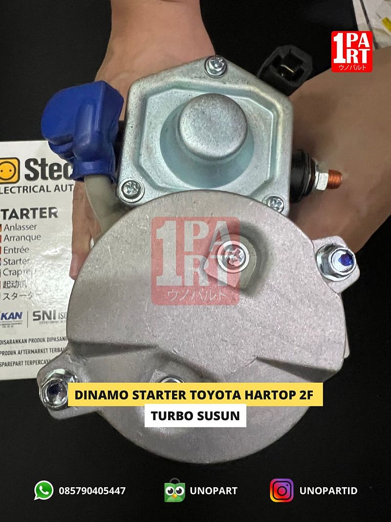 Dinamo Starter Stecker Toyota Hardtop Hartop 2F Bensin Model Turbo Susun SNI KAN OEM 28100-60070 2810060070 - foto 4
