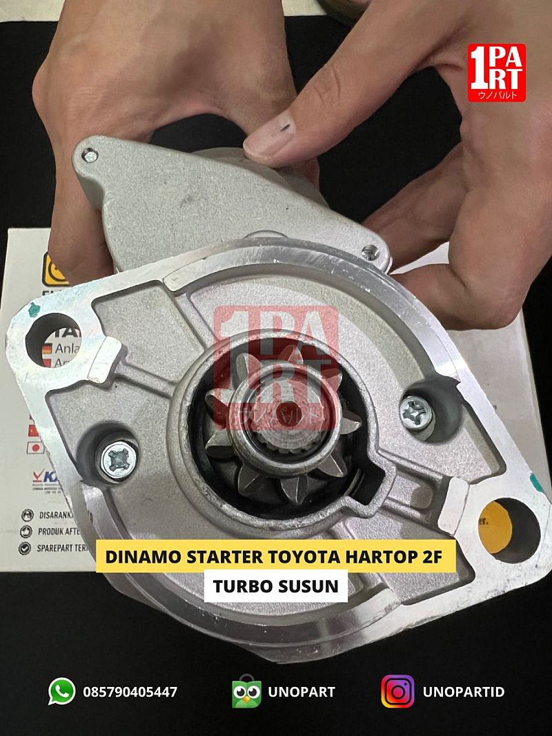 Dinamo Starter Stecker Toyota Hardtop Hartop 2F Bensin Model Turbo Susun SNI KAN OEM 28100-60070 2810060070 - foto 3