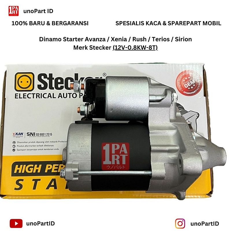 Dinamo Starter Toyota Avanza 1.3 1.5 / Rush / Terios / Xenia 1.3 - foto 7