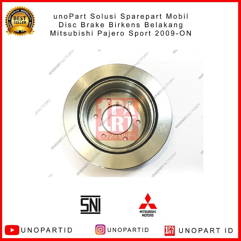 Disc Brake Birkens Belakang Mitsubishi Pajero Sport & Triton 2008-ON - foto 2