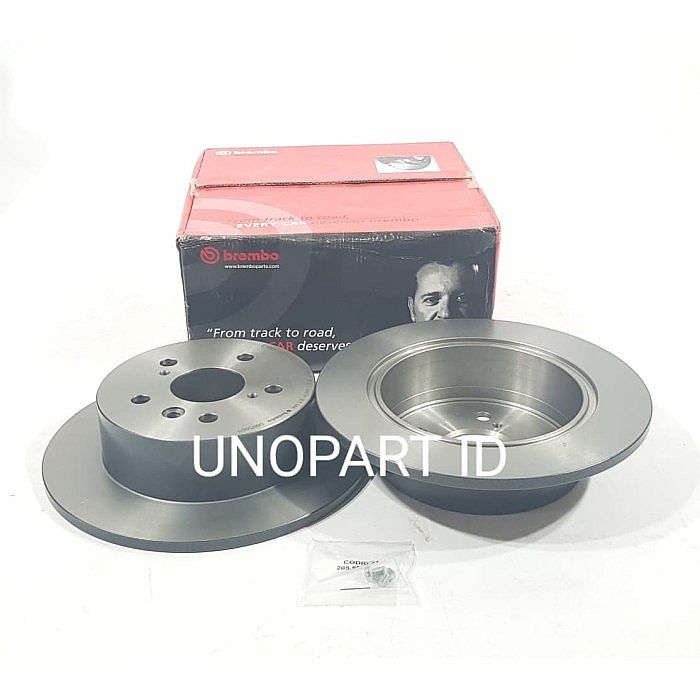 Disc Brake Cakram Belakang Brembo Toyota Camry XV40 07-18 08 B566 11 - foto 2