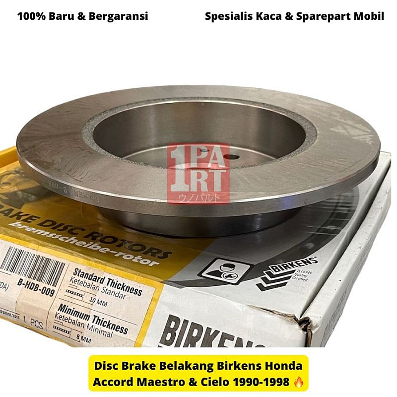 Disc Brake Cakram Belakang Honda Accord Maestro & Cielo 1990-1998 - foto 2